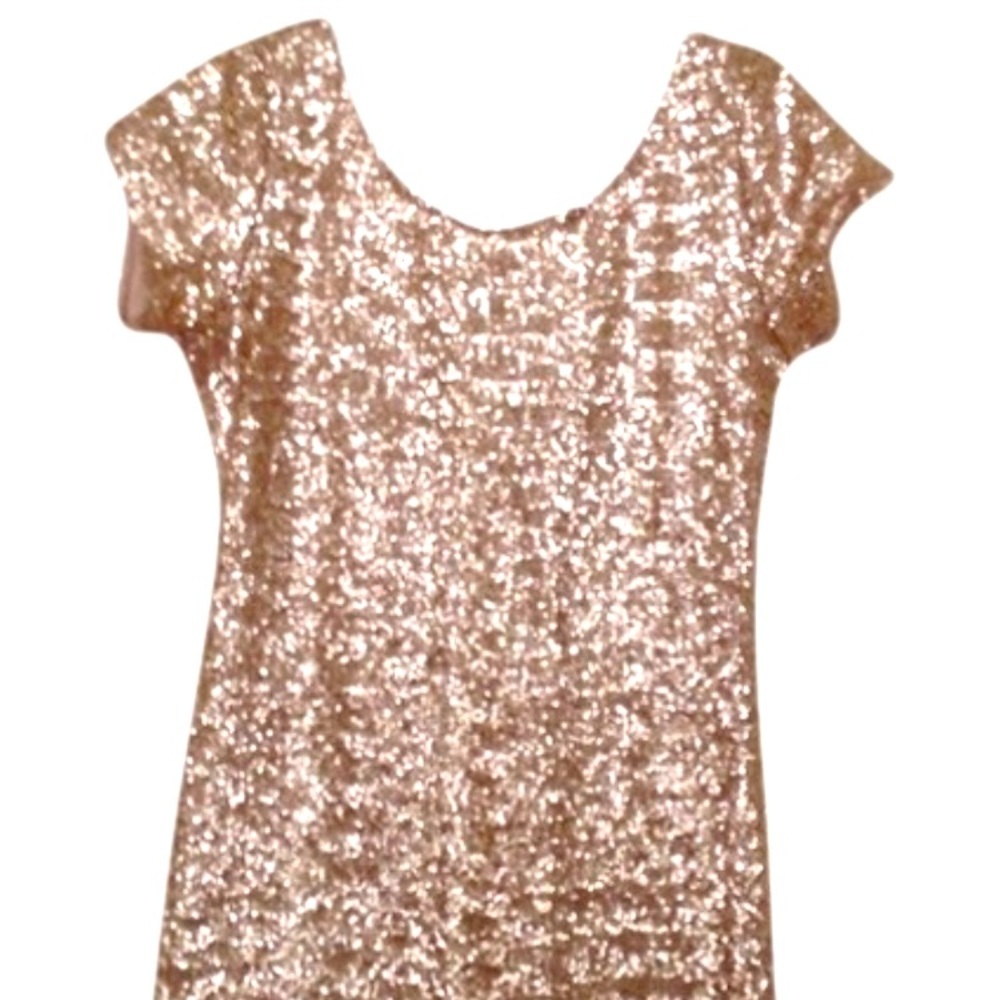 Backstage Gold Sequin Dress